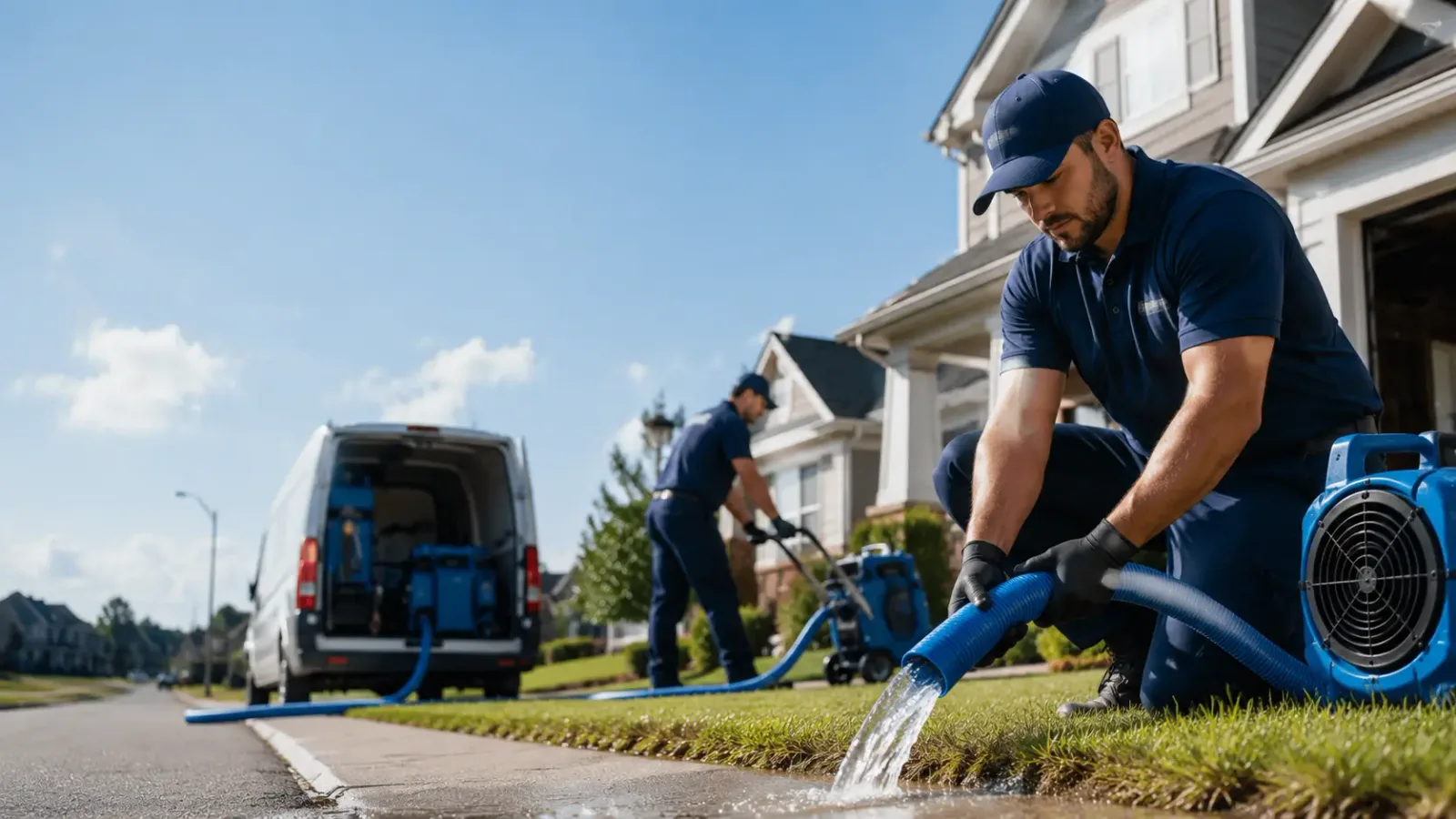 Flood Damage Restoration in Zahl, ND